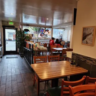 the interior of a restaurant