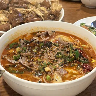 Boiled Beef in Hot chili Oil