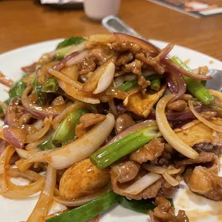 Fried Lamb Slices w/ Green Scallion