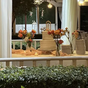 Gazebo for dessert or wedding cake cutting