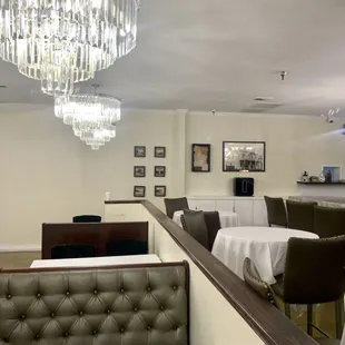 The old bar area from Cafe Med is Expanded and brightened up now.