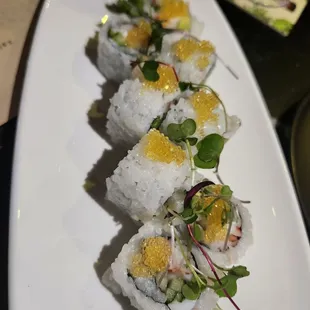 Happy hour: Crab California roll