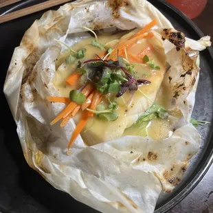 Chilean Sea Bass En Papillote