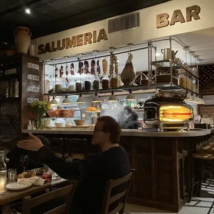 Interior and espresso machine