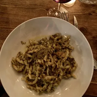 Busiate al pesto Trapanese