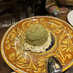 Gelato tartufo al pistacchio