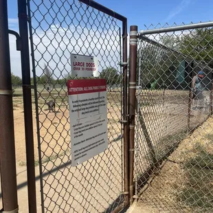 Two parks for different sizes