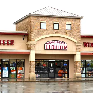 the front of the store