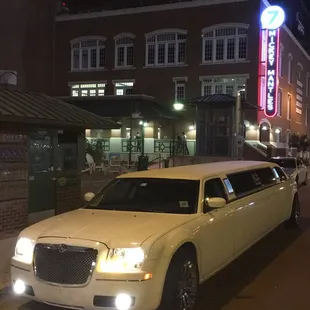 Chrysler 300 limo in downtown Oklahoma City.