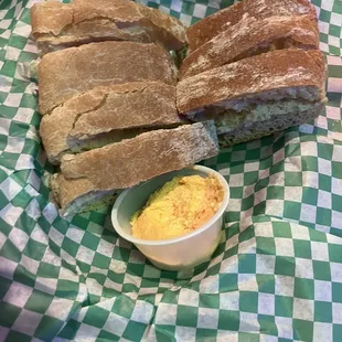 Bread and butter (flavored differently every time)