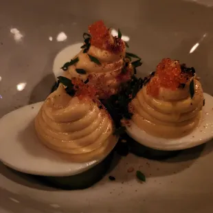 Miso Deviled Eggs