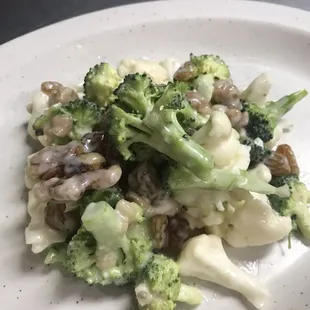 Broccoli Cauliflower Salad