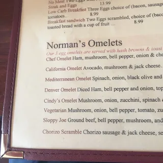 Sloppy Joe Omelette
