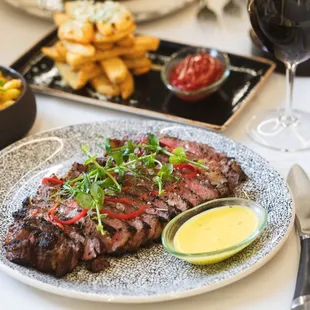Prime Ribeye with a silky Béarnaise sauce