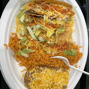 Hard Shell Taco Platter