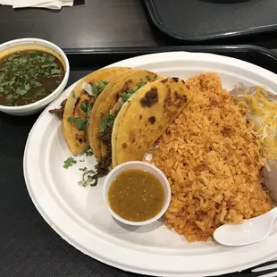 Birria taco platter. Get this now!