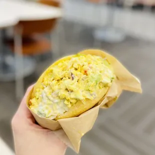 Arepas Rellenas "The Works" w/ chicken salad