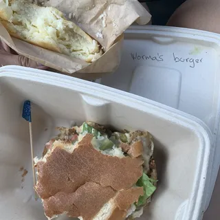 Norma's house burger