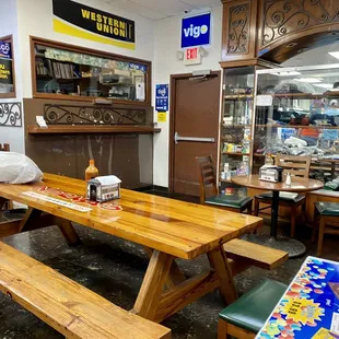 Dining area inside