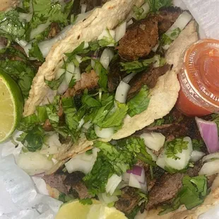 Carne asada tacos