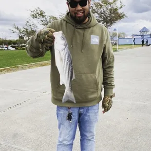 Caught this keeper striper with some live bait from Norm's a few months back! Pre-quarantine, lol.