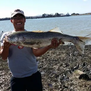 Our comcast boyz caught this nice one behind our bait shop
