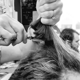 "Cut it all off!" He said