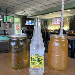 Beer served in an ice cold glass