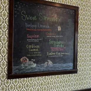 Summer menu! I tried the Strawberry Shortcake