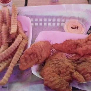 Chicken tender basket
