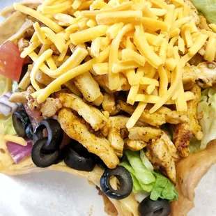 Chicken Taco Salad - Tuesday's!