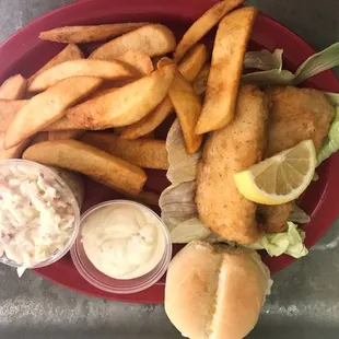 We feature hand-breaded haddock! Includes your choice of side! Available Friday's!