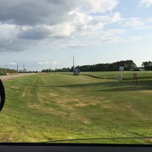 a view from a car window