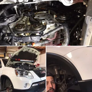 Replace timing cover gasket in 2011 GMC Acadia