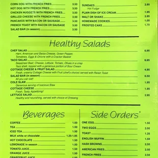 Menu page 3