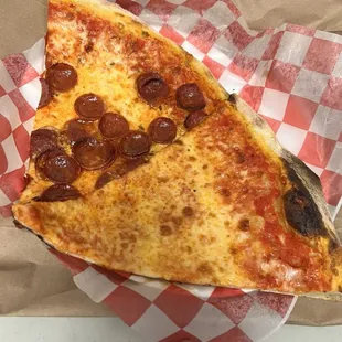 Pepperoni and cheese slices