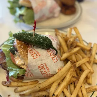 HABANERO JALAPEO BACON CHEESEBURGER