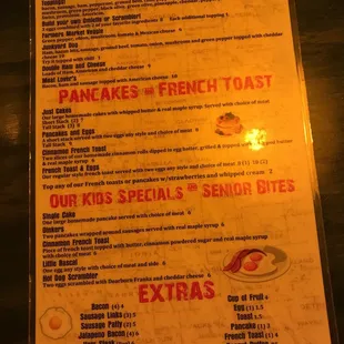 Breakfast menu 2