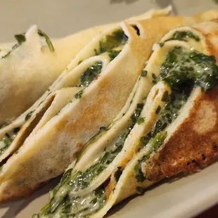 Blini Spinach