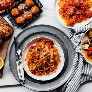 pasta dish, pasta, food