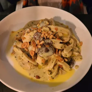 This is the same dish but lacks chili oil and pepper flakes. Generous portions and super excited to come back