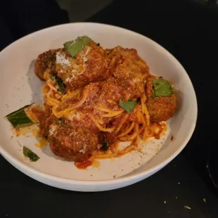 My son ordered spaghetti and meatballs. I did not try any but I can prove to you that he enjoyed it because of the clean plate left behind