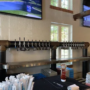 Beer on tap