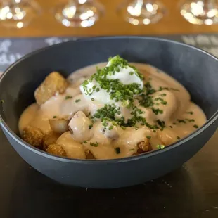 Loaded Beer Cheese Tots