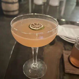 Strawbarb Gimlet