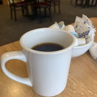 Hot coffee