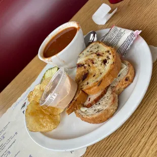 Combo - turkey melt and chili