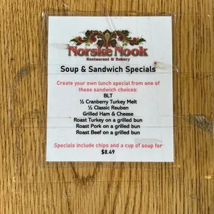 Love a soup &amp; sandwich!