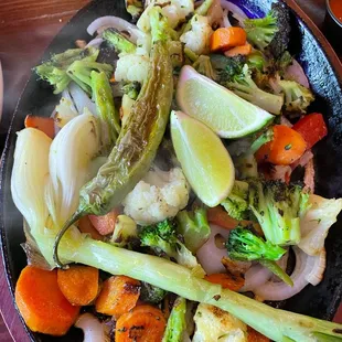 Vegetarian fajita