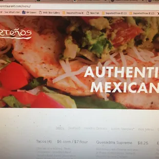 Nortenos website